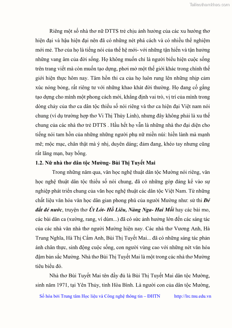 Luận văn thạc sĩ Thơ Bùi Thị Tuyết Mai - 2 Trang 24