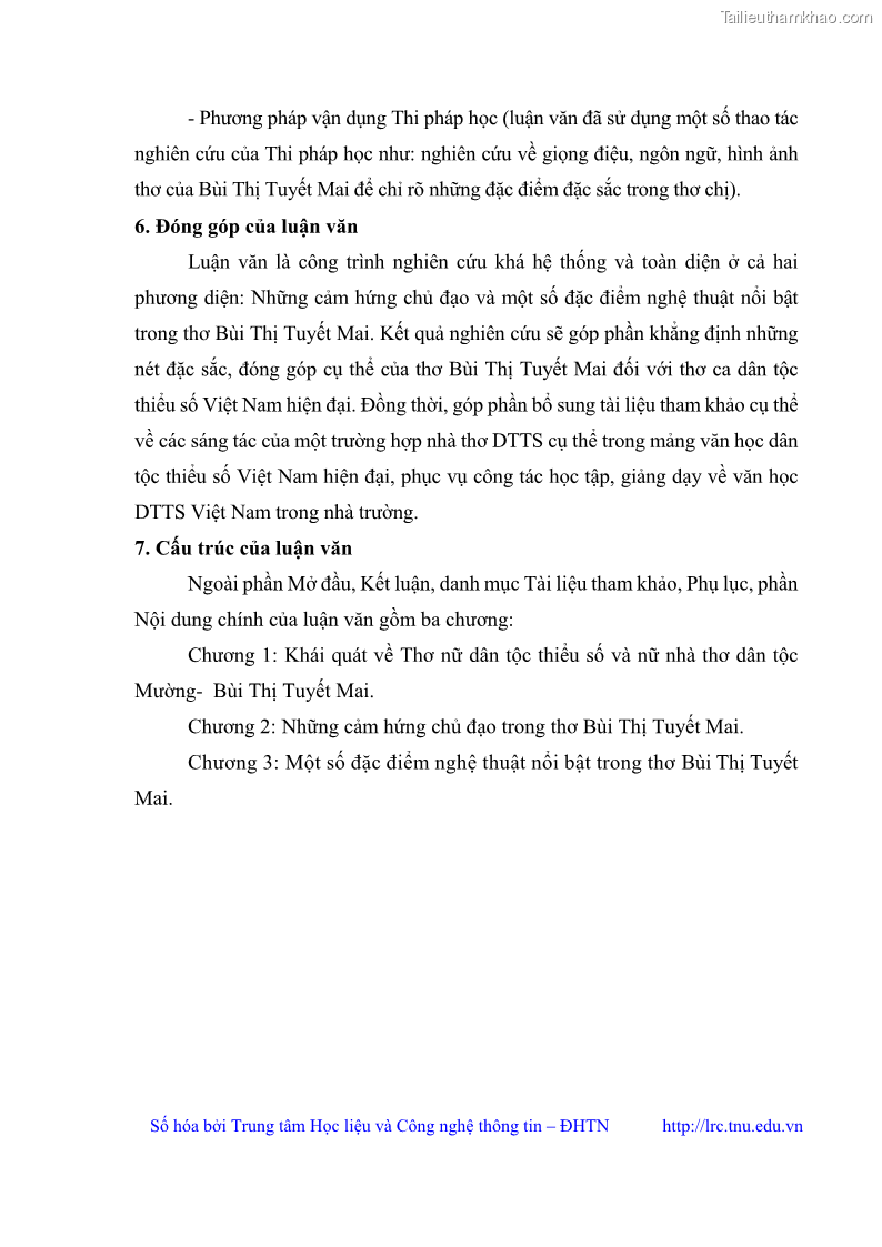 Luận văn thạc sĩ Thơ Bùi Thị Tuyết Mai - 2 Trang 15