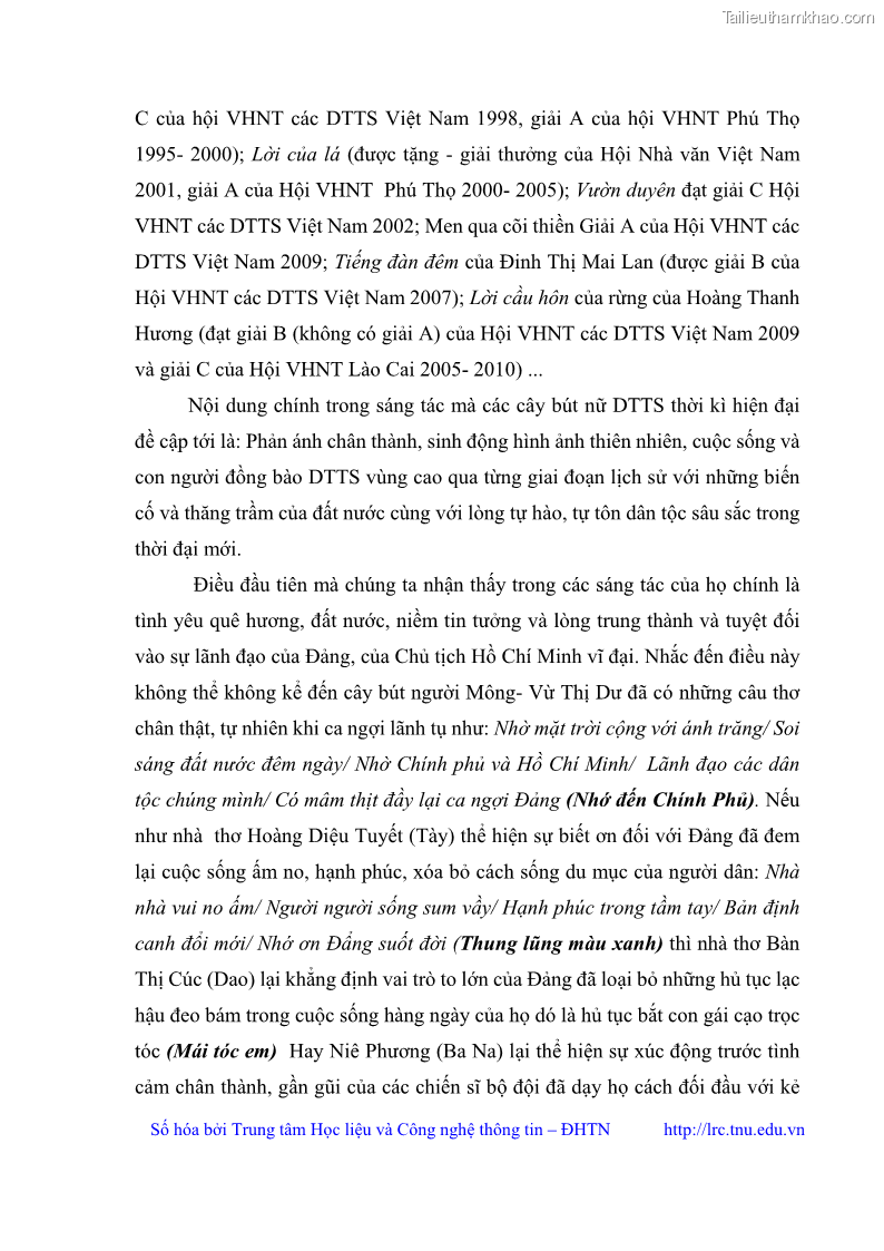 Luận văn thạc sĩ Thơ Bùi Thị Tuyết Mai - 2 Trang 18