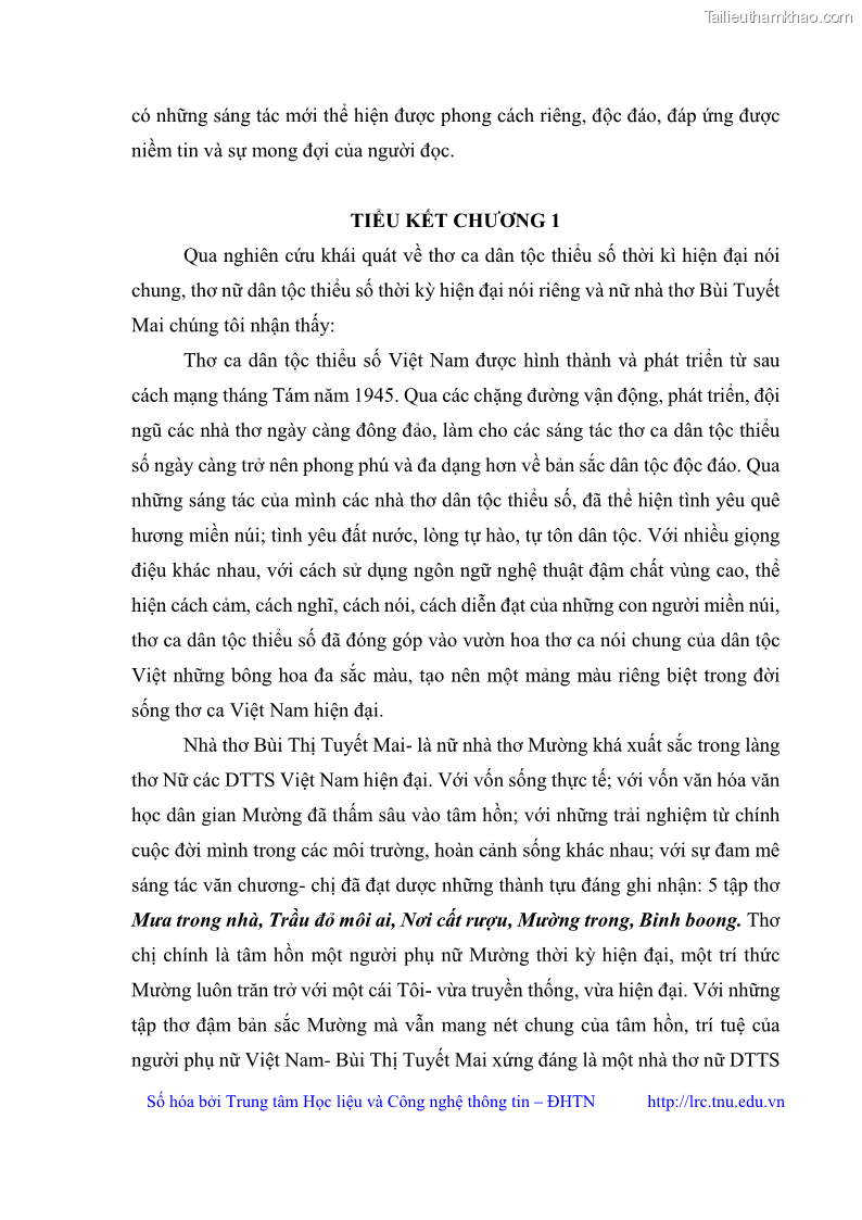 Luận văn thạc sĩ Thơ Bùi Thị Tuyết Mai - 3 Trang 34