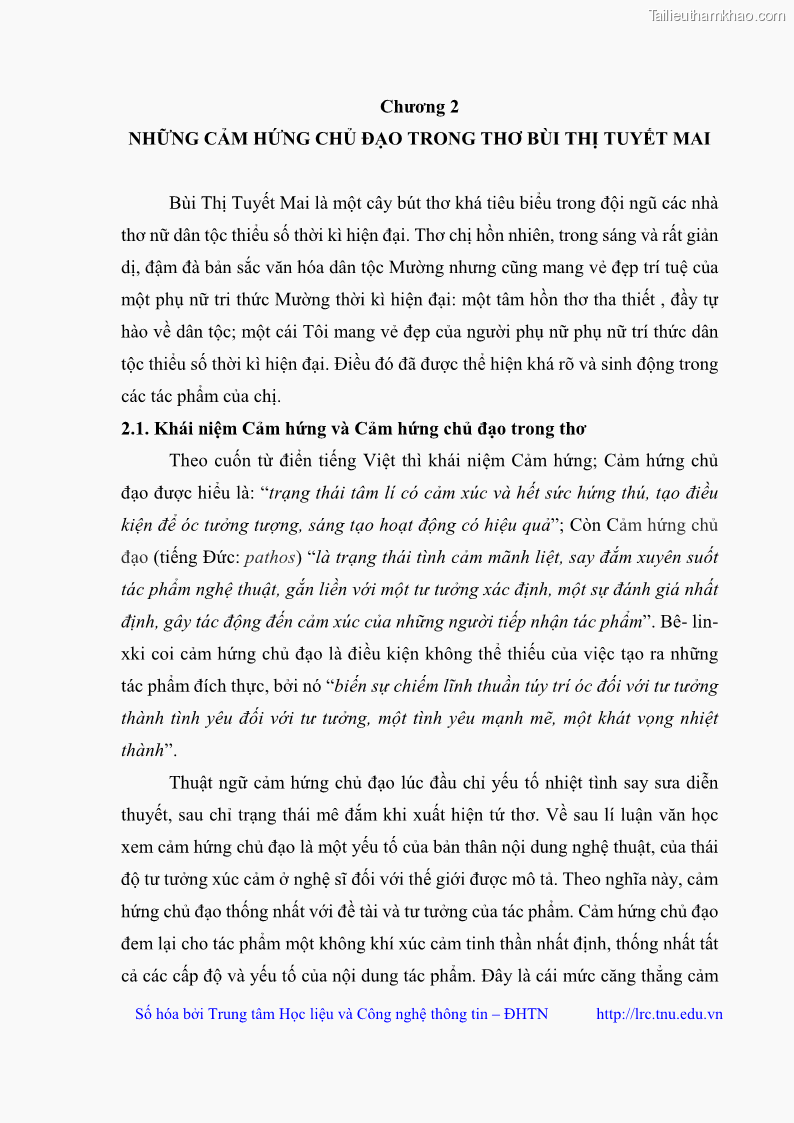 Luận văn thạc sĩ Thơ Bùi Thị Tuyết Mai - 3 Trang 36