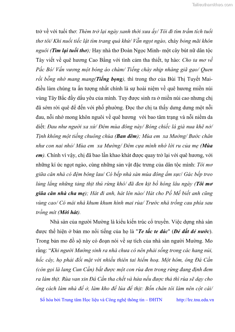 Luận văn thạc sĩ Thơ Bùi Thị Tuyết Mai - 4 Trang 39