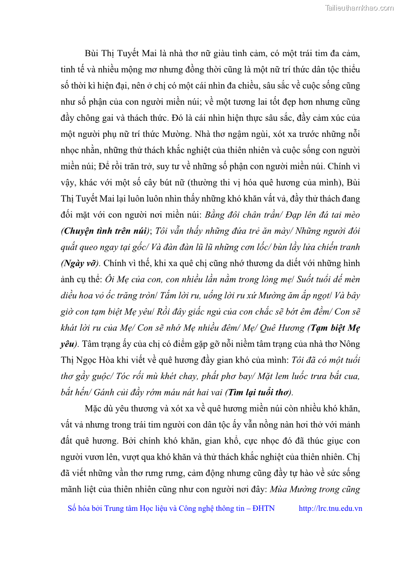 Luận văn thạc sĩ Thơ Bùi Thị Tuyết Mai - 4 Trang 41