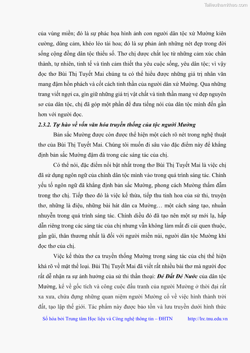 Luận văn thạc sĩ Thơ Bùi Thị Tuyết Mai - 5 Trang 54