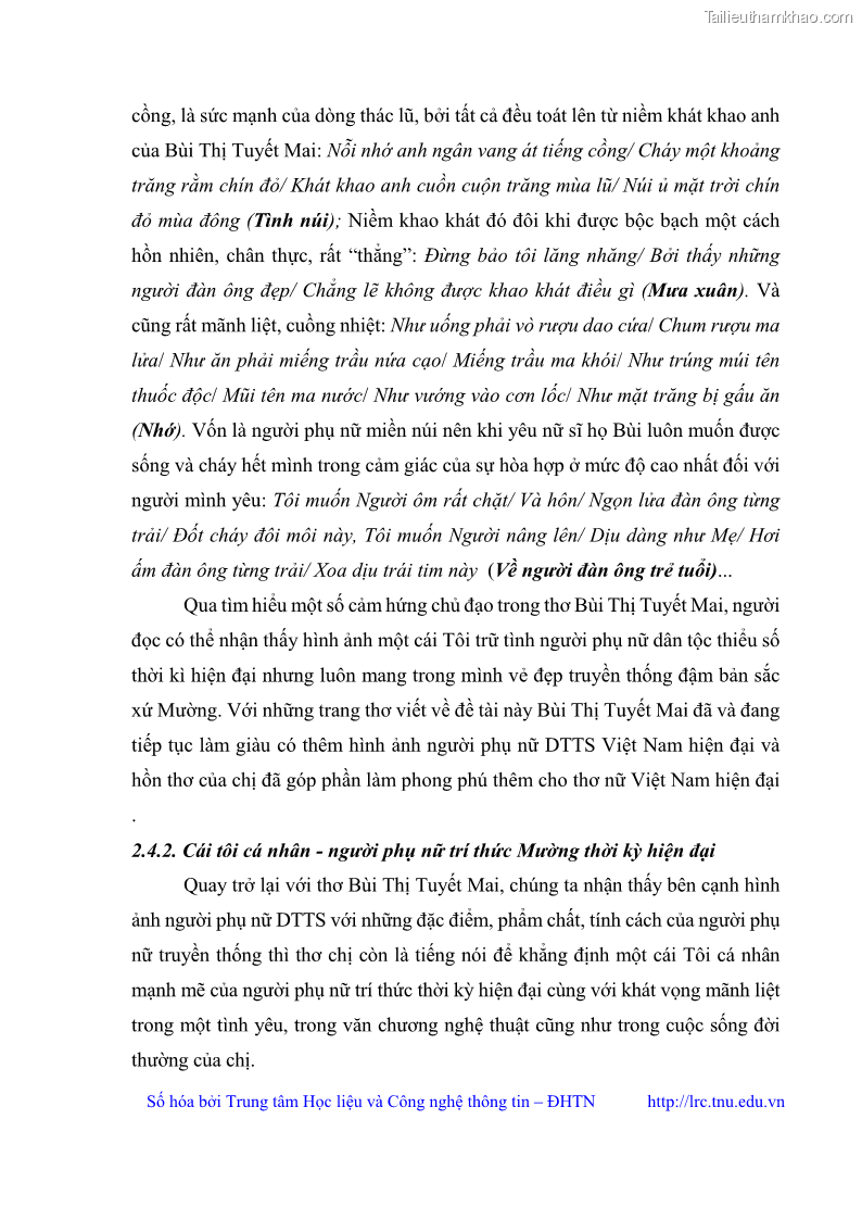 Luận văn thạc sĩ Thơ Bùi Thị Tuyết Mai - 6 Trang 63