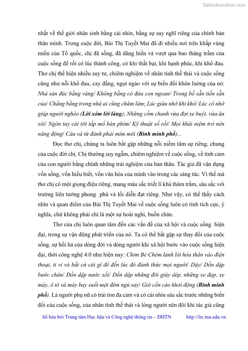 Luận văn thạc sĩ Thơ Bùi Thị Tuyết Mai - 6 Trang 67