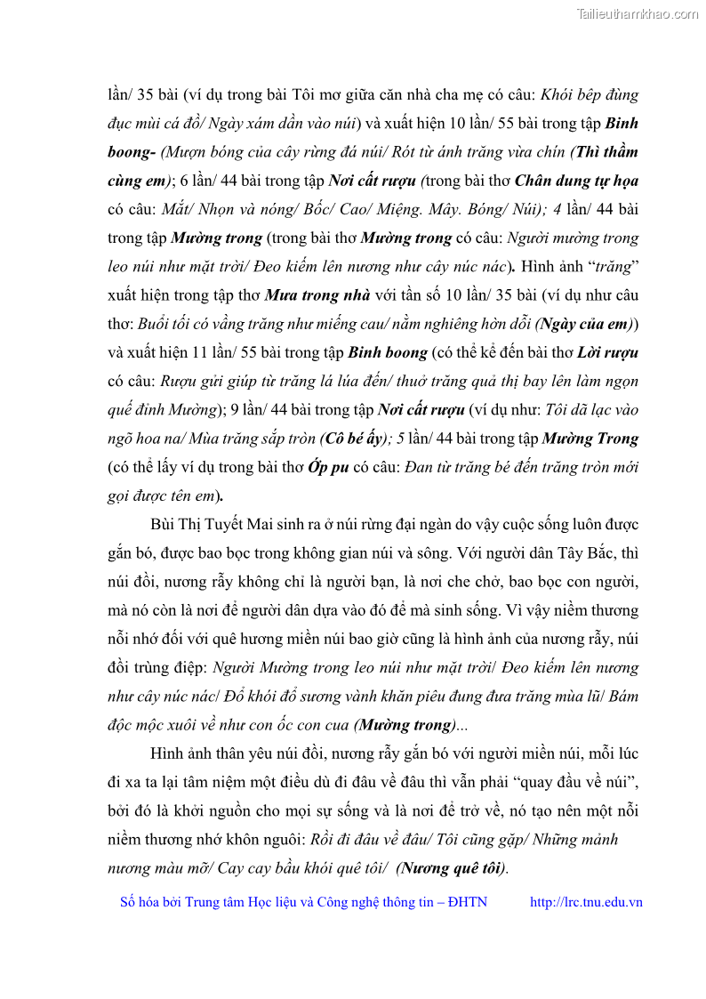 Luận văn thạc sĩ Thơ Bùi Thị Tuyết Mai - 7 Trang 73