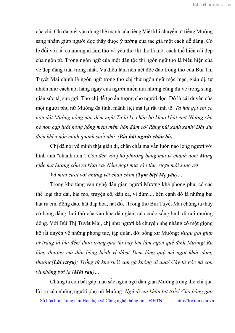 Luận văn thạc sĩ Thơ Bùi Thị Tuyết Mai - 7 Trang 82