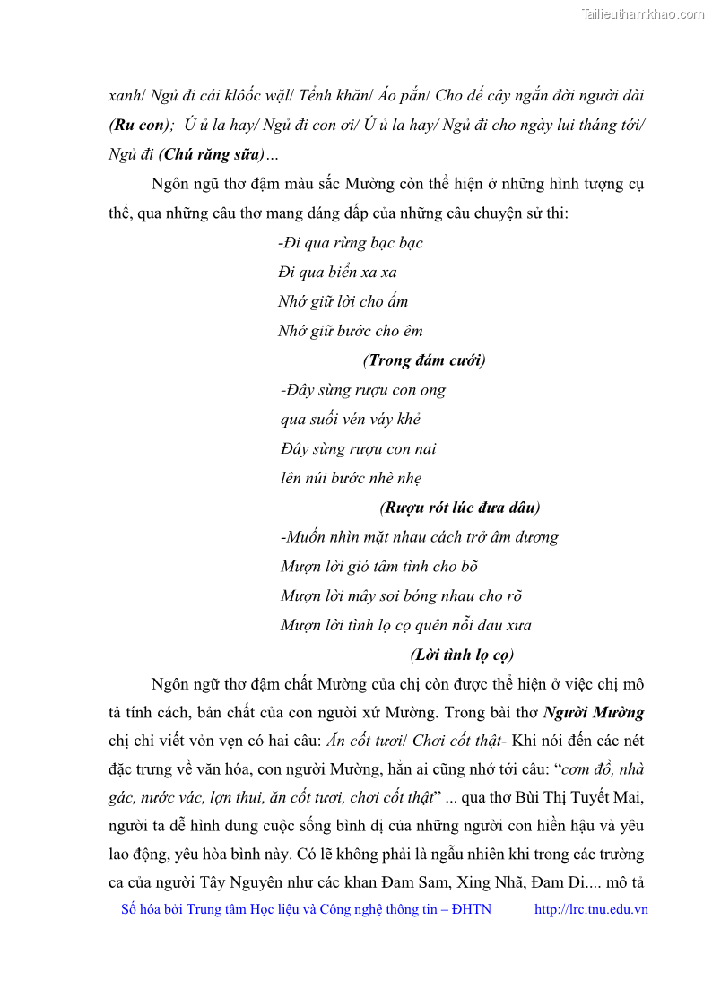 Luận văn thạc sĩ Thơ Bùi Thị Tuyết Mai - 7 Trang 83