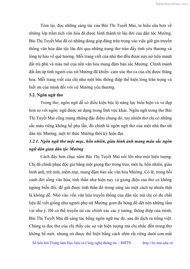 Luận văn thạc sĩ Thơ Bùi Thị Tuyết Mai - 7 Trang 81