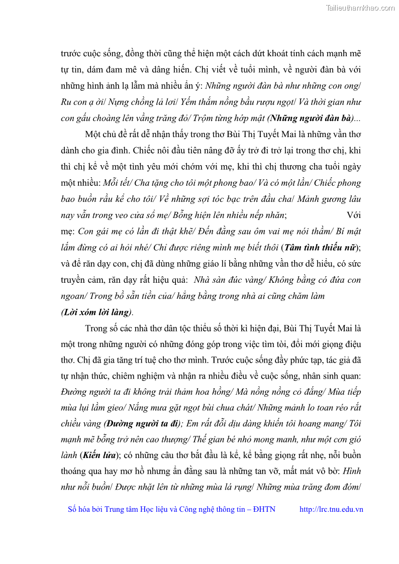Luận văn thạc sĩ Thơ Bùi Thị Tuyết Mai - 9 Trang 97