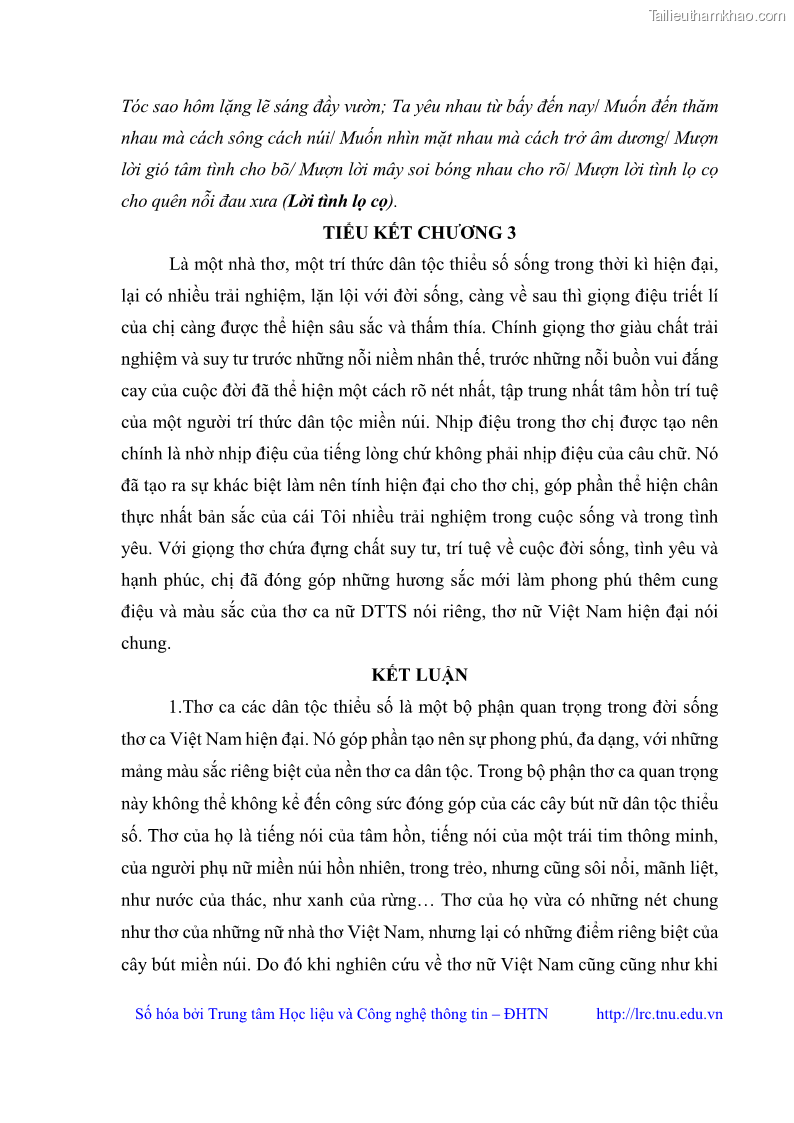 Luận văn thạc sĩ Thơ Bùi Thị Tuyết Mai - 9 Trang 98