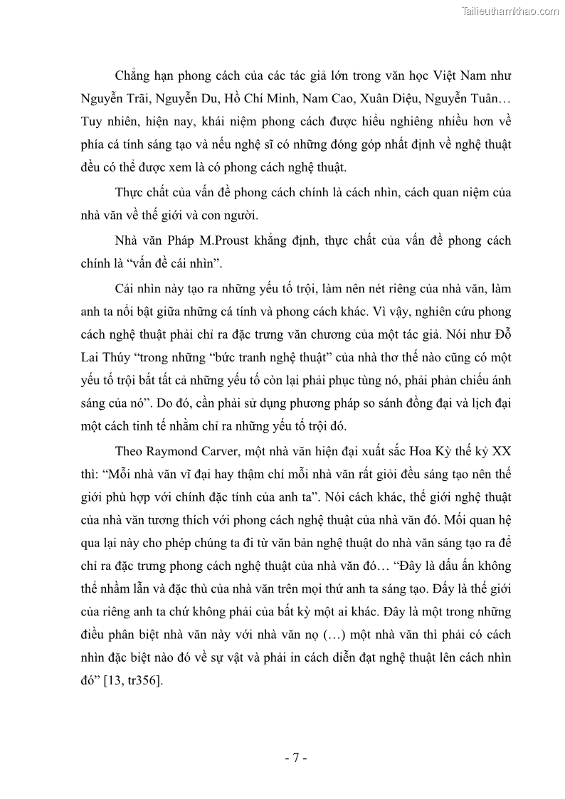 Luận văn thạc sĩ văn học Phong cách thơ Anh Thơ - 1 Trang 12