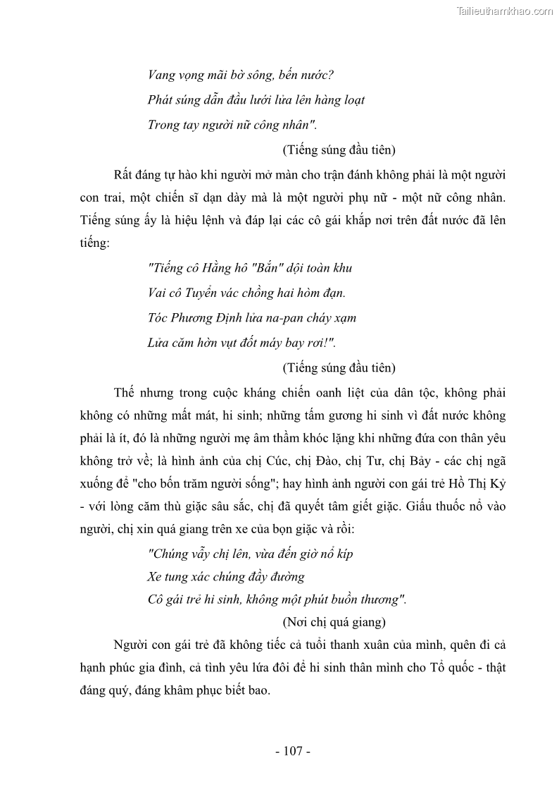 Luận văn thạc sĩ văn học Phong cách thơ Anh Thơ - 10 Trang 112