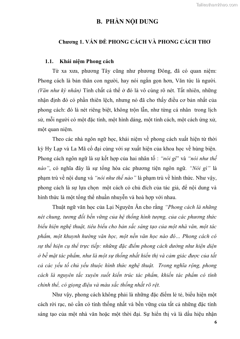 Luận văn thạc sĩ văn học Phong cách thơ Lưu Quang Vũ - 1 Trang 10