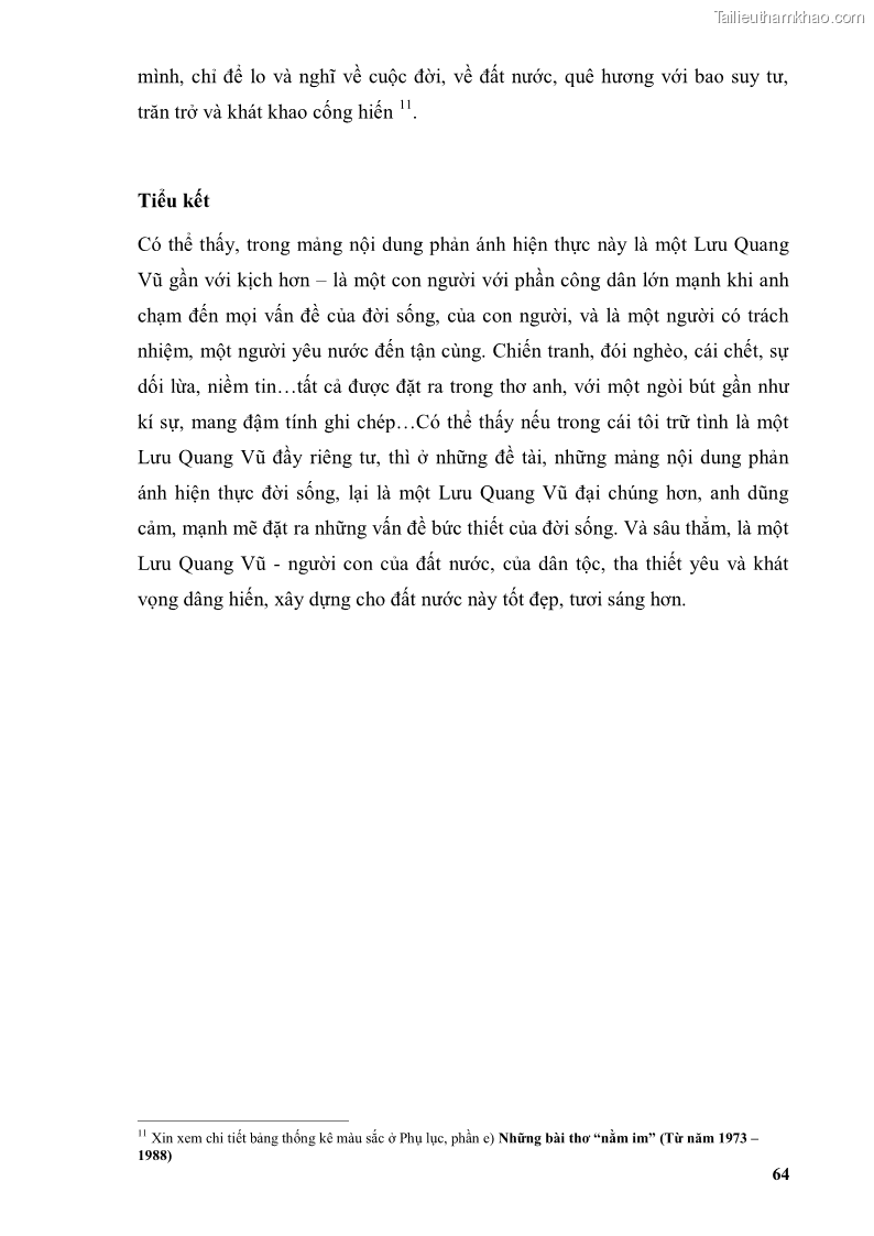 Luận văn thạc sĩ văn học Phong cách thơ Lưu Quang Vũ - 6 Trang 68