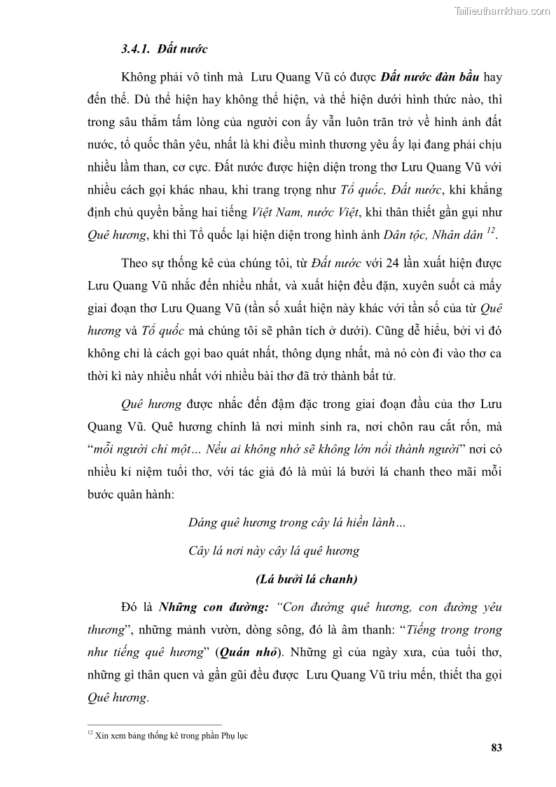 Luận văn thạc sĩ văn học Phong cách thơ Lưu Quang Vũ - 8 Trang 87