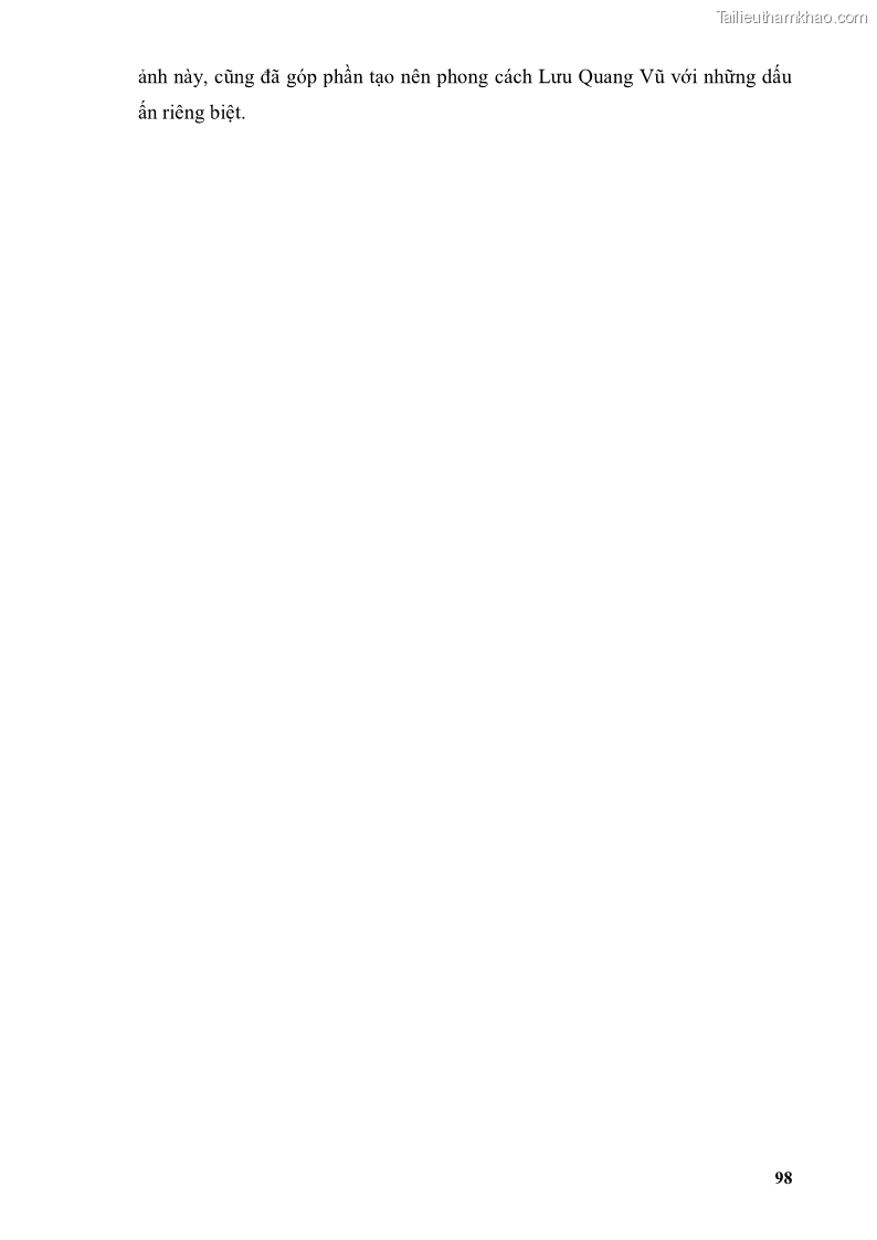 Luận văn thạc sĩ văn học Phong cách thơ Lưu Quang Vũ - 9 Trang 102