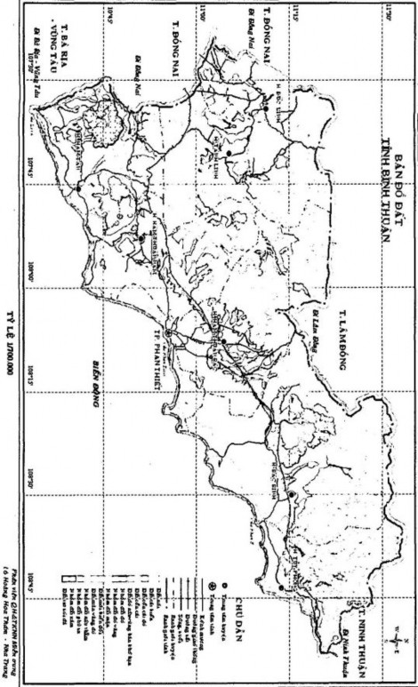 Hình 2 6 Bản đồ đất tỉnh Bình Thuận Bảng 2 6 Kết quả phân tích đất tại 1