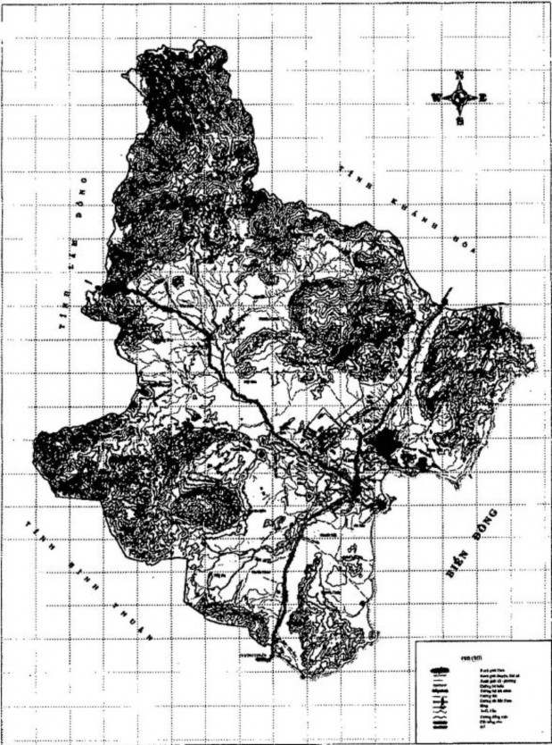 Hình 2 7 Bản dồ hiện trạng vùng trồng nho tỉnh Ninh Thuận Đến nay 8 2005 diện 2