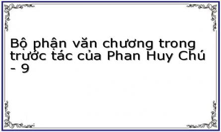 Bộ phận văn chương trong trước tác của Phan Huy Chú - 9