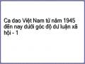 Ca dao Việt Nam từ năm 1945 đến nay dưới góc độ dư luận xã hội - 1