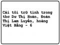 Cái tôi trữ tình trong thơ Dư Thị Hoàn, Đoàn Thị Lam Luyến, hoàng Việt Hằng - 6