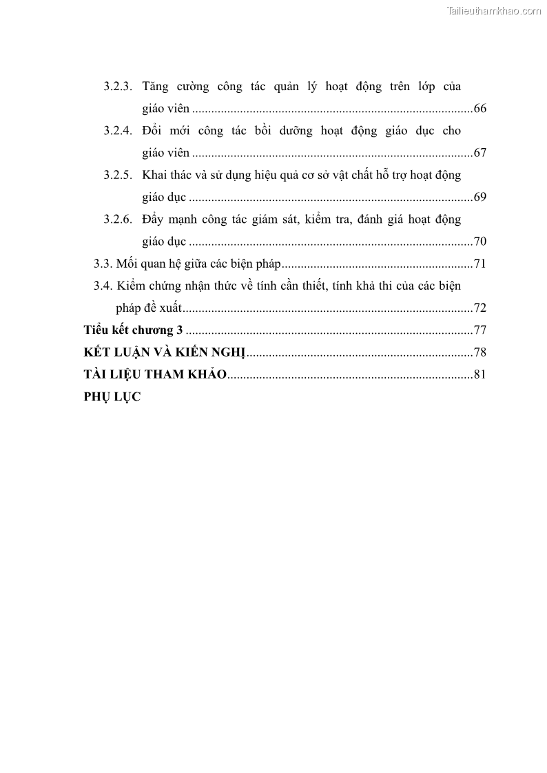 Luận văn thạc sĩ khoa học giáo dục Quản lý hoạt động giáo dục trong trường mầm non tại thành phố Sóc Trăng - 1 Trang 8