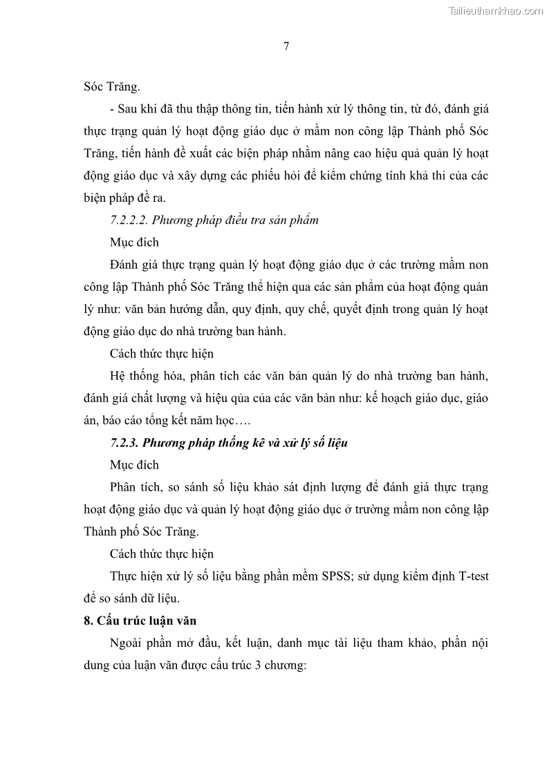 Luận văn thạc sĩ khoa học giáo dục Quản lý hoạt động giáo dục trong trường mầm non tại thành phố Sóc Trăng - 2 Trang 18