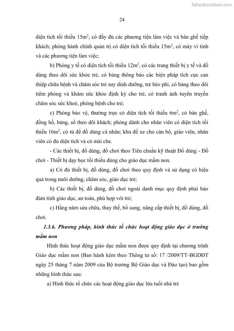 Luận văn thạc sĩ khoa học giáo dục Quản lý hoạt động giáo dục trong trường mầm non tại thành phố Sóc Trăng - 3 Trang 35