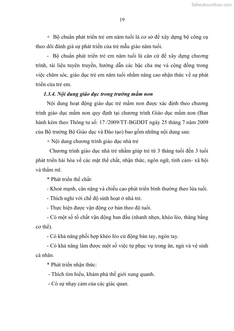 Luận văn thạc sĩ khoa học giáo dục Quản lý hoạt động giáo dục trong trường mầm non tại thành phố Sóc Trăng - 3 Trang 30