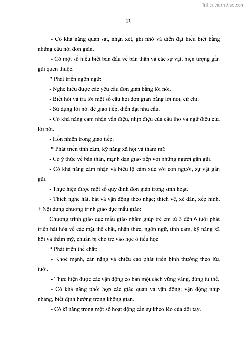 Luận văn thạc sĩ khoa học giáo dục Quản lý hoạt động giáo dục trong trường mầm non tại thành phố Sóc Trăng - 3 Trang 31