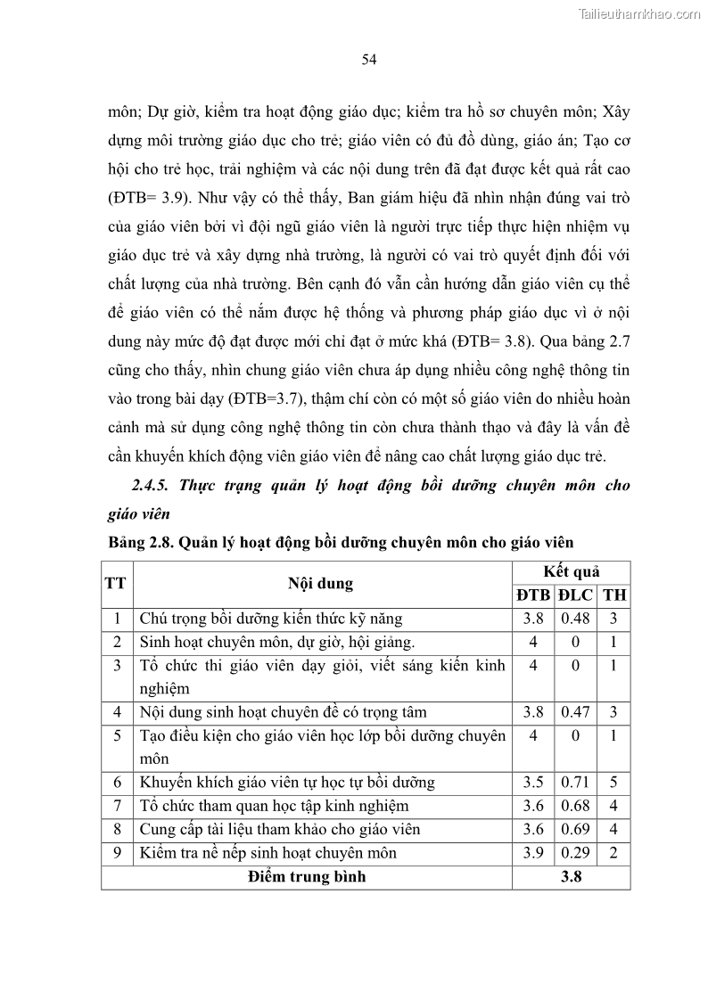 Luận văn thạc sĩ khoa học giáo dục Quản lý hoạt động giáo dục trong trường mầm non tại thành phố Sóc Trăng - 6 Trang 65