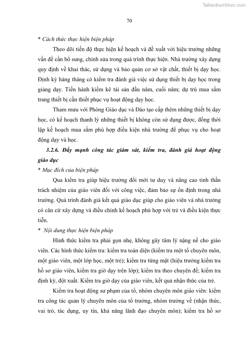 Luận văn thạc sĩ khoa học giáo dục Quản lý hoạt động giáo dục trong trường mầm non tại thành phố Sóc Trăng - 7 Trang 81