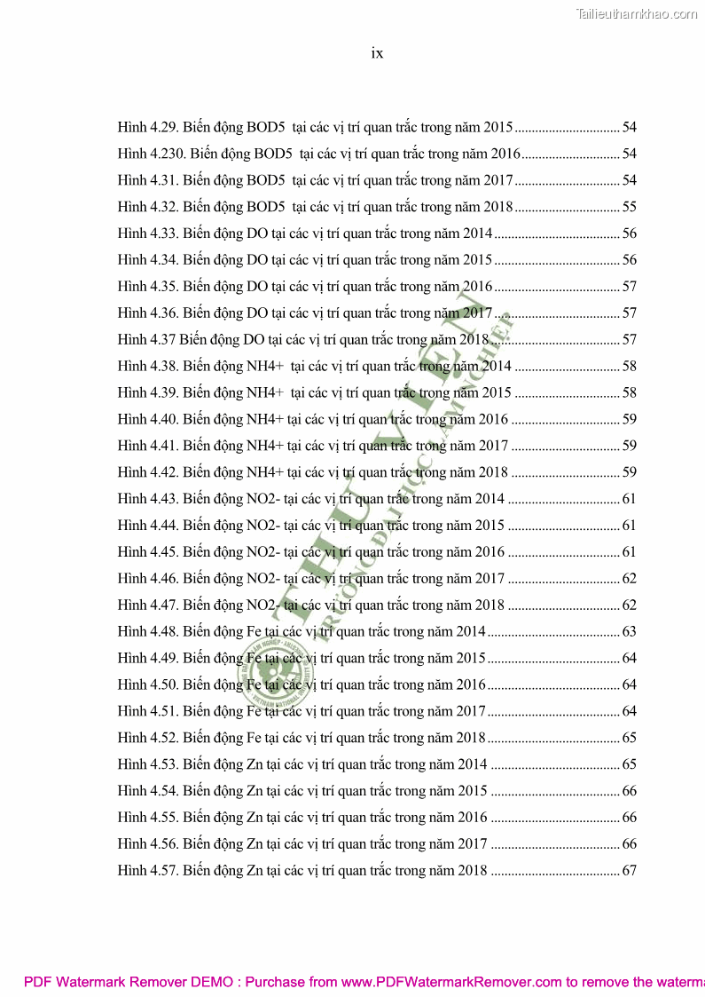 Luận văn thạc sĩ khoa học môi trường Đánh giá biến động chất lượng môi trường nước mặt của thành phố Lạng Sơn, tỉnh Lạng Sơn, giai đoạn 2014 - 2018 - 1 Trang 10