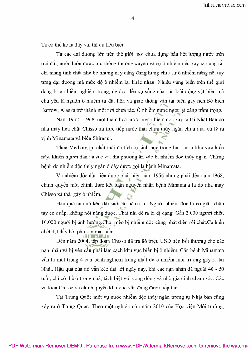 Luận văn thạc sĩ khoa học môi trường Đánh giá biến động chất lượng môi trường nước mặt của thành phố Lạng Sơn, tỉnh Lạng Sơn, giai đoạn 2014 - 2018 - 2 Trang 15