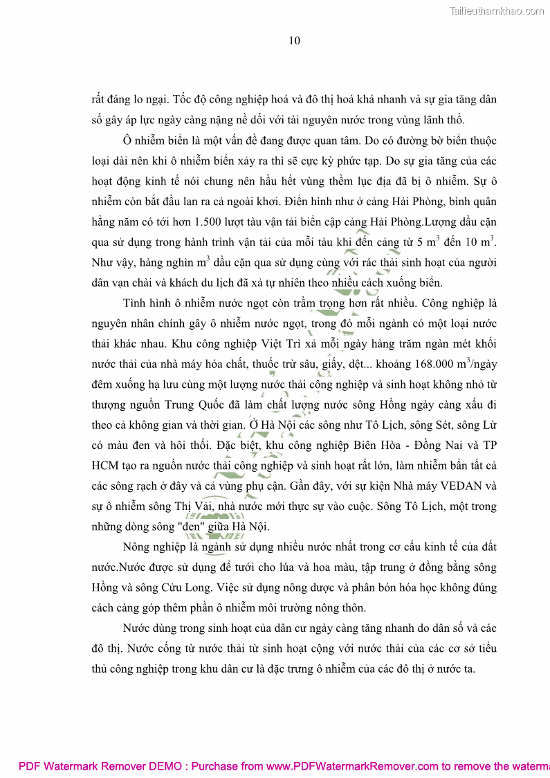 Luận văn thạc sĩ khoa học môi trường Đánh giá biến động chất lượng môi trường nước mặt của thành phố Lạng Sơn, tỉnh Lạng Sơn, giai đoạn 2014 - 2018 - 2 Trang 21