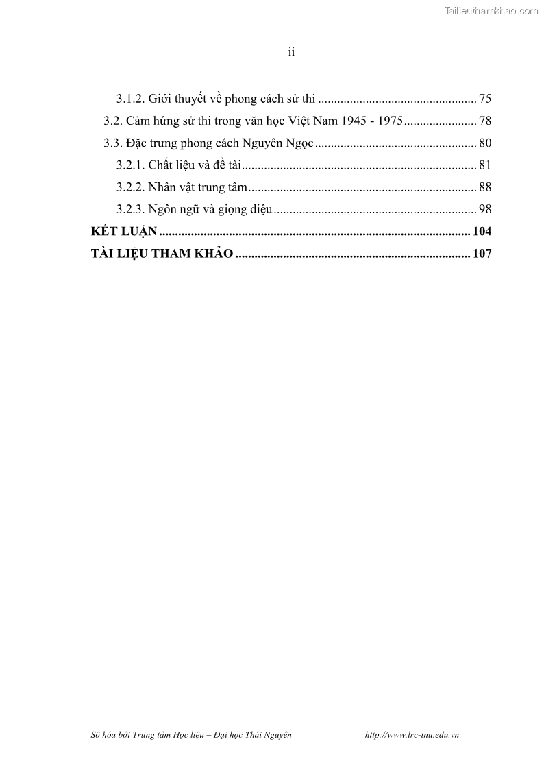 Luận văn thạc sĩ khoa học ngữ văn Hành trình sáng tác của Nguyên Ngọc từ Đất nước đứng lên đến Đất Quảng - 1 Trang 5