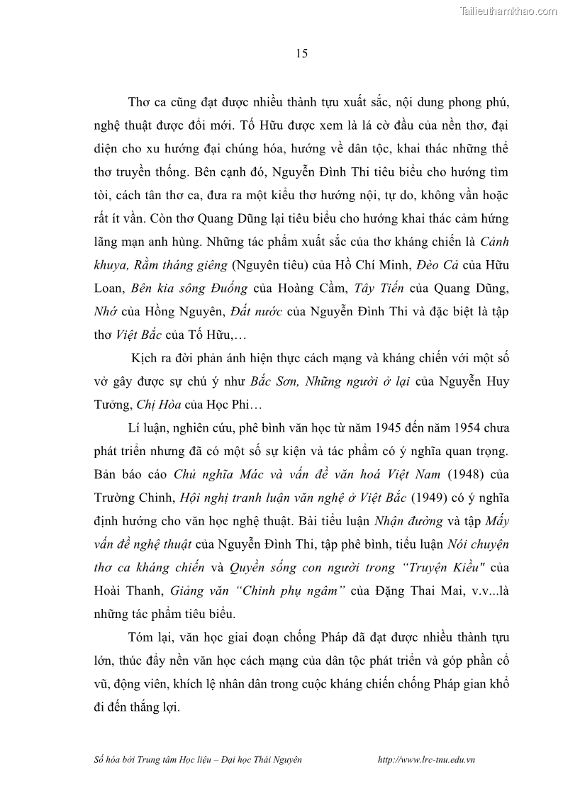 Luận văn thạc sĩ khoa học ngữ văn Hành trình sáng tác của Nguyên Ngọc từ Đất nước đứng lên đến Đất Quảng - 2 Trang 20