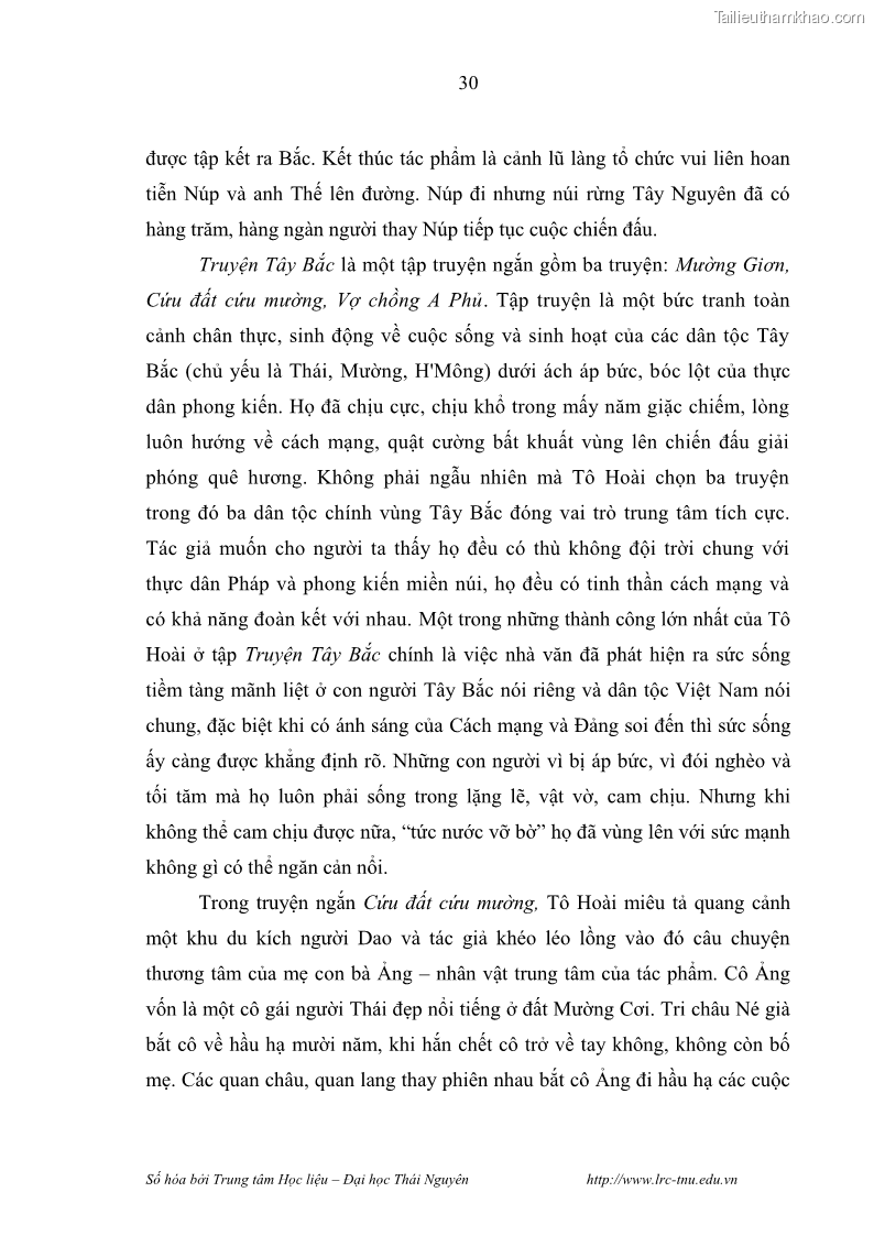Luận văn thạc sĩ khoa học ngữ văn Hành trình sáng tác của Nguyên Ngọc từ Đất nước đứng lên đến Đất Quảng - 3 Trang 35