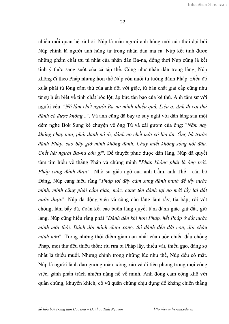 Luận văn thạc sĩ khoa học ngữ văn Hành trình sáng tác của Nguyên Ngọc từ Đất nước đứng lên đến Đất Quảng - 3 Trang 27