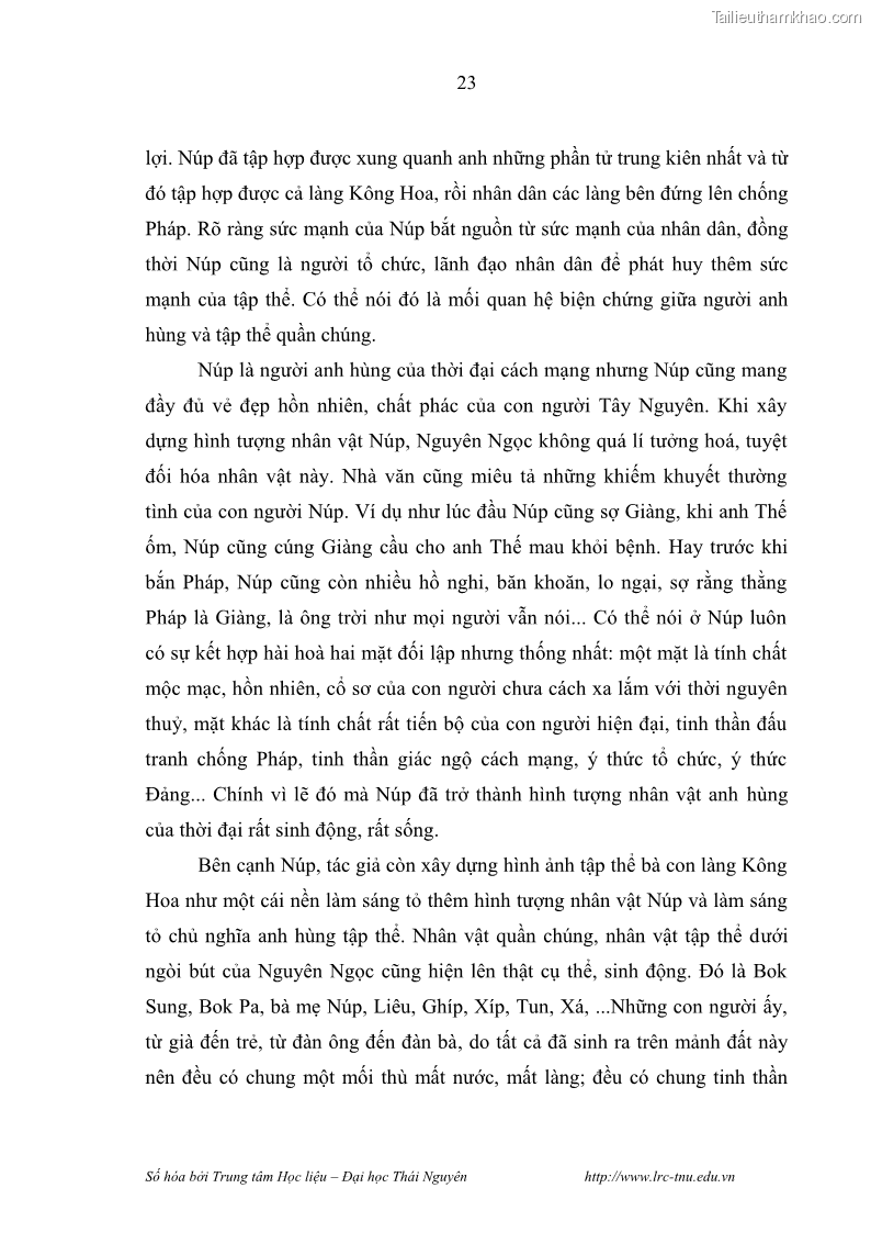 Luận văn thạc sĩ khoa học ngữ văn Hành trình sáng tác của Nguyên Ngọc từ Đất nước đứng lên đến Đất Quảng - 3 Trang 28