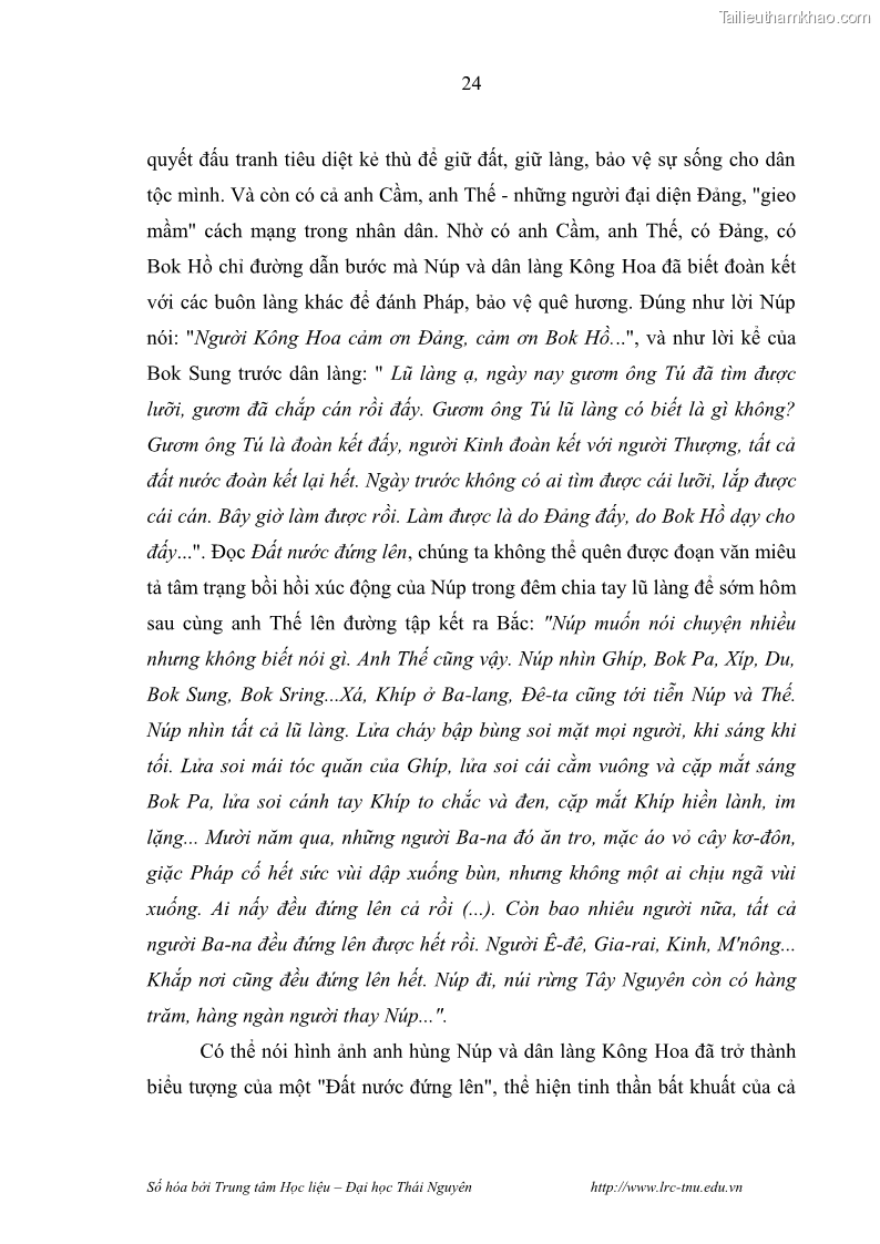 Luận văn thạc sĩ khoa học ngữ văn Hành trình sáng tác của Nguyên Ngọc từ Đất nước đứng lên đến Đất Quảng - 3 Trang 29
