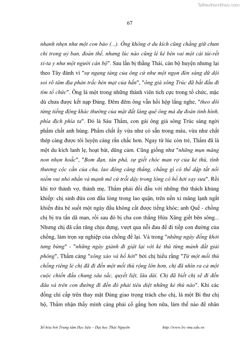 Luận văn thạc sĩ khoa học ngữ văn Hành trình sáng tác của Nguyên Ngọc từ Đất nước đứng lên đến Đất Quảng - 6 Trang 72