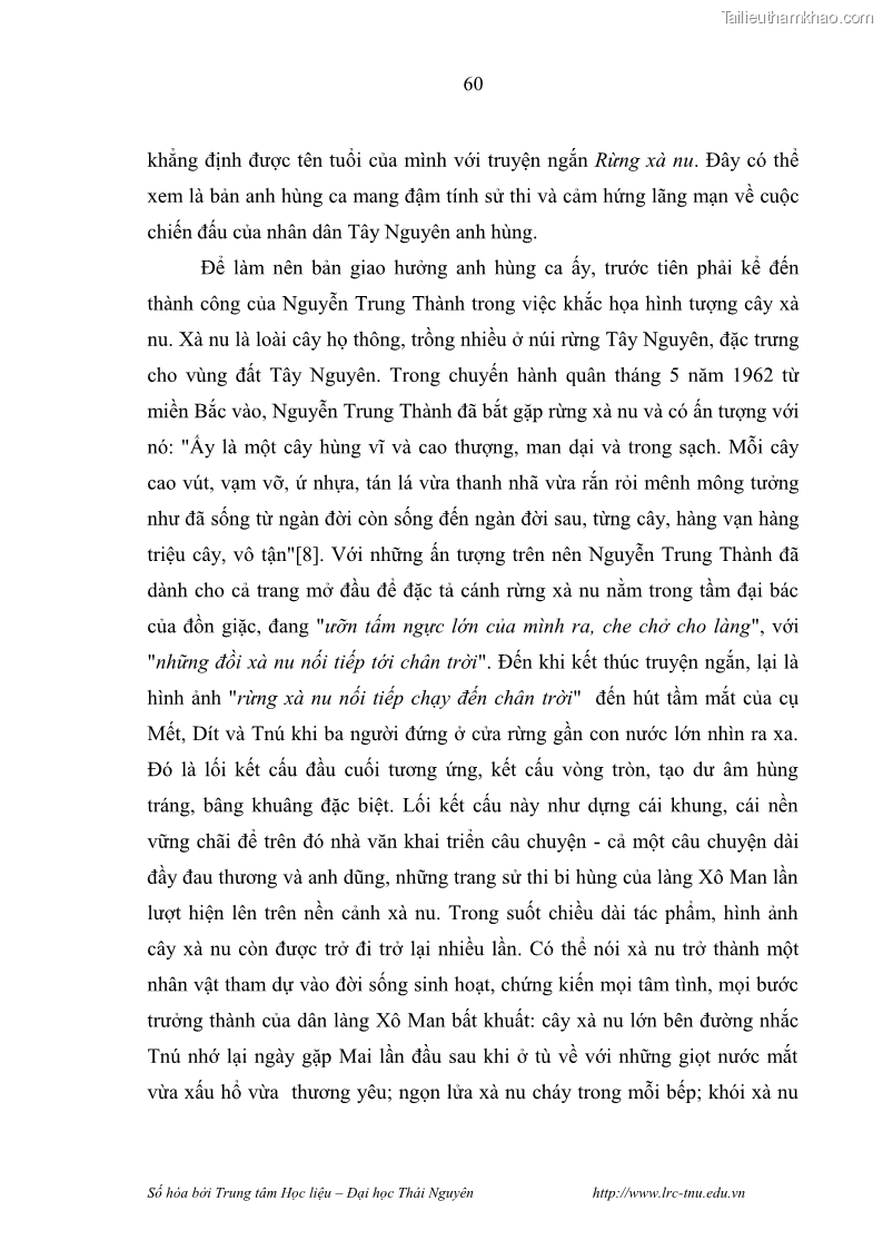 Luận văn thạc sĩ khoa học ngữ văn Hành trình sáng tác của Nguyên Ngọc từ Đất nước đứng lên đến Đất Quảng - 6 Trang 65