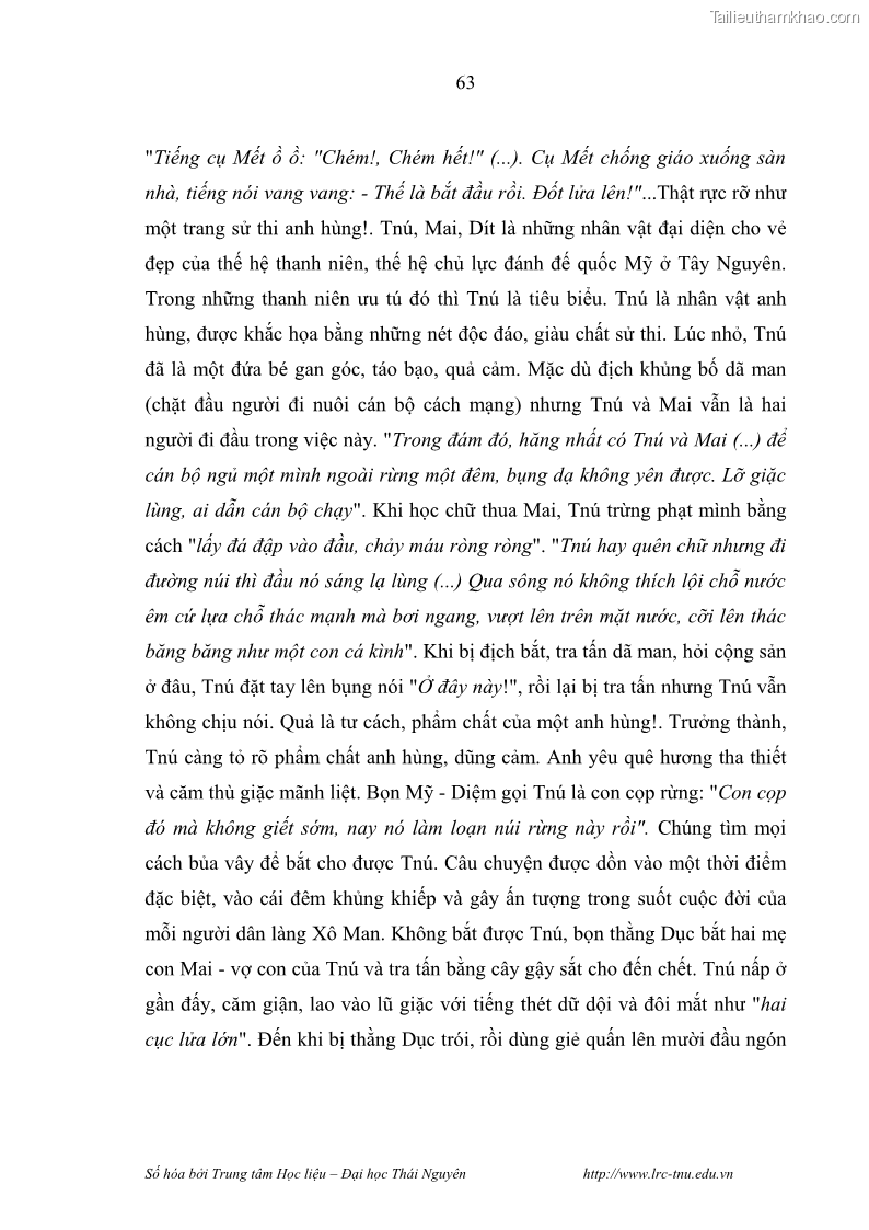 Luận văn thạc sĩ khoa học ngữ văn Hành trình sáng tác của Nguyên Ngọc từ Đất nước đứng lên đến Đất Quảng - 6 Trang 68