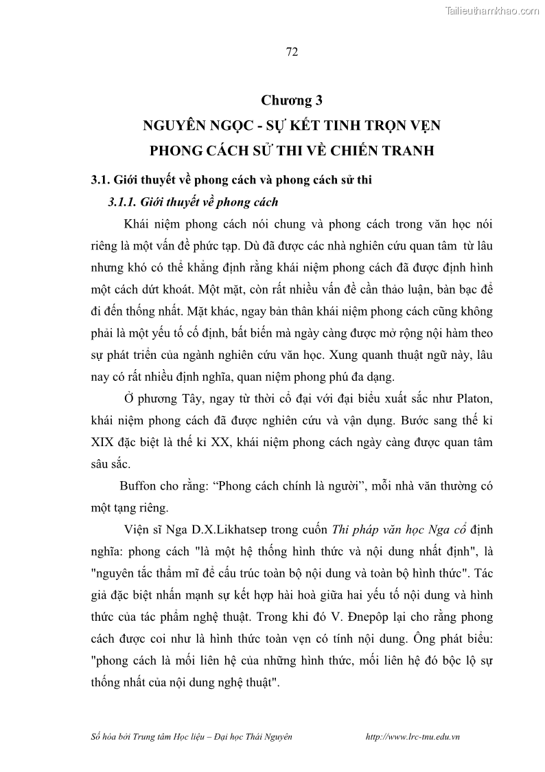 Luận văn thạc sĩ khoa học ngữ văn Hành trình sáng tác của Nguyên Ngọc từ Đất nước đứng lên đến Đất Quảng - 7 Trang 77