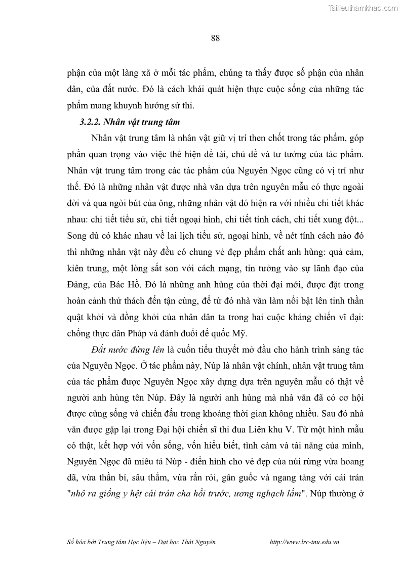 Luận văn thạc sĩ khoa học ngữ văn Hành trình sáng tác của Nguyên Ngọc từ Đất nước đứng lên đến Đất Quảng - 8 Trang 93