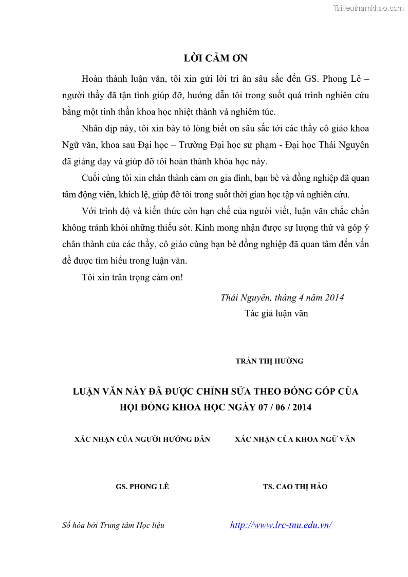 Luận văn thạc sĩ khoa học ngữ văn Tiểu thuyết Đội Gạo Lên Chùa của Nguyễn Xuân Khánh trong thành tựu văn chương thời đổi mới - 1 Trang 4