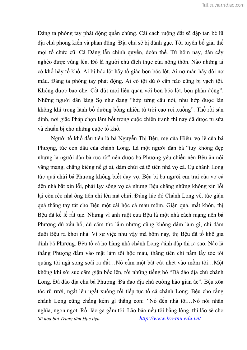 Luận văn thạc sĩ khoa học ngữ văn Tiểu thuyết Đội Gạo Lên Chùa của Nguyễn Xuân Khánh trong thành tựu văn chương thời đổi mới - 3 Trang 35